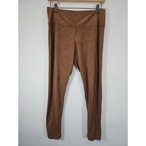 BAGATELLE Collection Tan Faux Suede Leggings Skinny Pants Size Medium